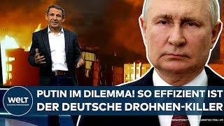 UKRAINEKRIEG Putin im Dilemma So effizient erledigt der deutsche DrohnenKiller Kamikazedrohnen [upl. by Can774]