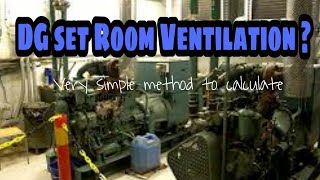 Ventilation for generator  Simple method  DG Set ventilation system [upl. by Eoj]