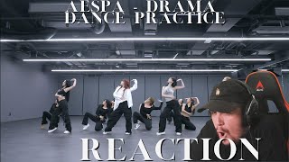 Reaction To Aespa  Drama Dance Practice [upl. by Staten363]