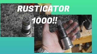 How to make a pipe rustication tool [upl. by Magdalena]