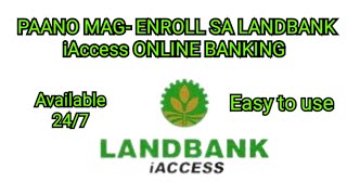 PAAANO MAGENROLL SA LANDBANK iACCESS ONLINE BANKING [upl. by Quirita879]