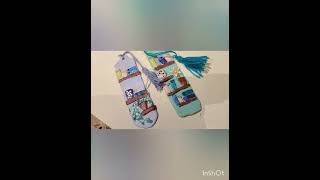 Handmade bookmark made by students in craft class [upl. by Alvita]