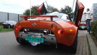 Spyker C8 Laviolette LM85 revving LOVELY SOUND [upl. by Litman212]