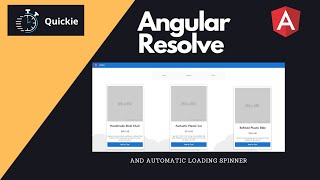 Angular  Resolve amp automatic loading spinner with overlay [upl. by Hoisch830]