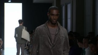 Milan  Bottega Veneta Mens SpringSummer 2013 [upl. by Yenruoc]