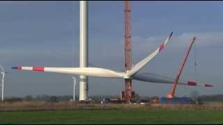 Senvion Windpark Kroegershamm Errichtung einer Windkraftanlage [upl. by Iroc]