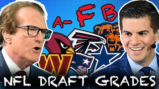 2024 NFL Draft Grades  First Draft 🏈 [upl. by Cirdor]