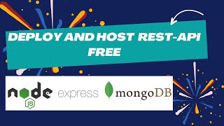 How to DeployHost a Nodejs App to Rendercom for Free  RestAPI using Node express amp MongoDB [upl. by Loux]