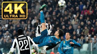 Cristiano Ronaldo bicycle kick vs Juventus  CL season 1718  4K ULTRA HD [upl. by Nilesoj338]