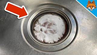 How to clean the Strainer of your SINK completely effortlessly 💥 Cleaning Trick 🤯 [upl. by Krm941]