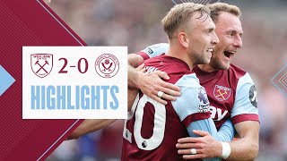 West Ham 20 Sheffield United  Hammers Put Two Past Visitors  Premier League Highlights [upl. by Piderit]