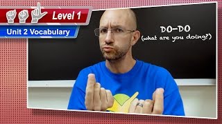 Unit 2 Vocabulary  ASL Level 1  American Sign Language [upl. by Arot783]