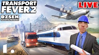 🔴 Transport Fever 2  1 Rész  Mindent IS Transzportálunk [upl. by Akirat]