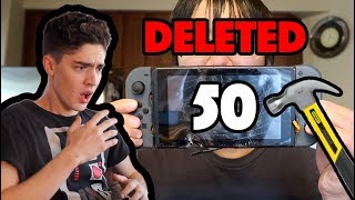 50 WAYS TO BREAK A NINTENDO SWITCH  DELETED SCENE [upl. by Vail]