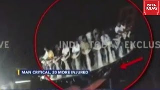 One Dead amp 20 Injured In Horrific Crash Of Joy Ride In Chennais Kishkinta Theme Park [upl. by Magill]