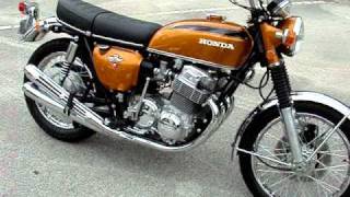 Honda CB 750 1971 K1  07nov2010  3000 original miles [upl. by Akenot]