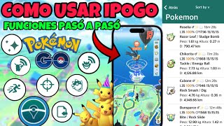 TODAS LAS FUNCIONES DE IPOGO COMO SE USA ipogo flypokemongo pokemongo communityday [upl. by Weingarten]