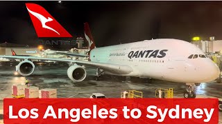 4K Qantas QF 12 TRIP REPORT Los Angeles to Sydney on Airbus A380 [upl. by Eugaet]