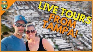 Tampa Florida RV SUPERSHOW Live RV Tours [upl. by Hoeve]