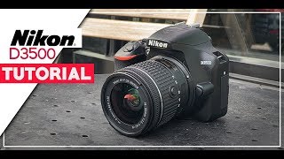 Nikon D3500 Tutorial For Beginners  How To Setup Your New DSLR [upl. by Yelmene]