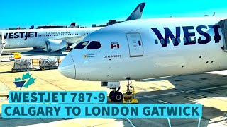 TRIP REPORT  WestJet Economy  Calgary YYC to London Gatwick LGW  Boeing 7879 [upl. by Suzi911]