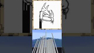 Twin Fantasy by Car Seat Headrest  Minecraft Map Art minecraft music mapart [upl. by Elysia]