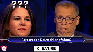 Annalena Baerbock bei quotWer wird Millionärquot  WWM KIParodie 1 [upl. by Iznekcam]