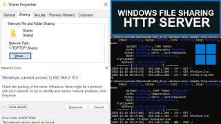 Windows File Sharing Alternative FAST  HTTP Server [upl. by Eves717]