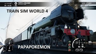 TRAIN SIM WORLD 4 048 Flying Scotsman horaire 1Z44 London kings Cross à York partie 2 [upl. by Hardi]