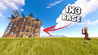 1X3 CLAN BASE RUST  5  10 People  Open Core amp Widegap  Build Tutorial 2024 [upl. by Lanrev261]