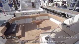 New Hatteras 45 Express Walkthrough [upl. by Lerej]