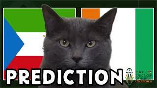 2023 Africa Cup of Nations Prediction  Equatorial Guinea vs Ivory Coast  Cass the Cat [upl. by Anemolif]