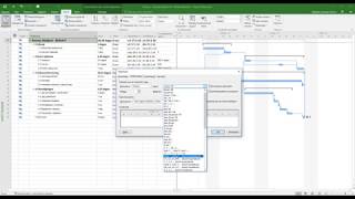 Microsoft Project 2016  Weeknummers weergeven [upl. by Fenny585]