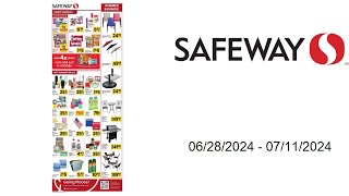 Safeway Weekly Ad US  06282024  07112024 [upl. by Arraeis]