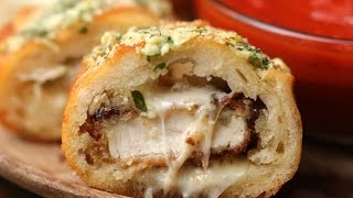 Chicken ParmesanStuffed Garlic Bread [upl. by Farrell]