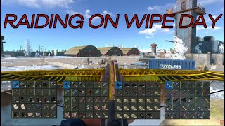 MY MOST CHAOTIC FORCE WIPE YET  Rust Console [upl. by Normalie524]