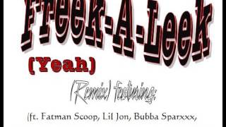 FreekALeek Remix ft Fatman Scoop Lil Jon Bubba Sparxxx Ludacris 50 Cent TrayDee [upl. by Atiluap]