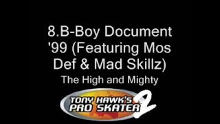 The Top 10 Songs From Tony Hawks Pro Skater 2 [upl. by Ambur]