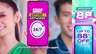 Are You Ready for Watsons 88 SHOPATHON With Up to 88 OFF [upl. by Utta523]