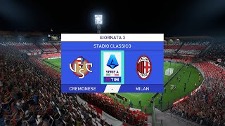 FIFA 23  Cremonese vs AC Milan  Messias  Ibra  Rebic  Serie A 20222023 Gameplay [upl. by Bysshe]