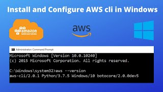 How to Install and Configure AWS CLI in Windows [upl. by Naujaj]