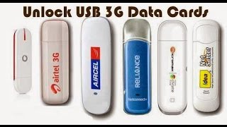 How to unlock any 3g dongle or datacard to use 4g sim in one click [upl. by Retsim]