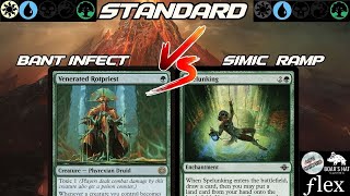 Simic Ramp VS Bant Infect MTG Standard [upl. by Sheets]