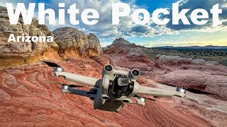 White Pocket Arizona relaxing aerial footage from my overlanding trip [upl. by Tertius]