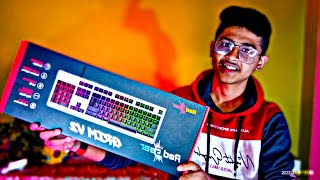 RedGear Grim V2 Keyboard UnboxingBest Cheapest Gaming Keyboard Under 649😍 [upl. by Ulick994]