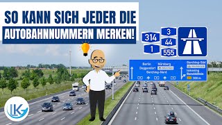 Nummerierung der Bundesautobahn So funktioniert das deutsche Straßensystem [upl. by Wadell]