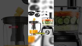 Multiprocessador Turbo Chef 9 em 1 Mondial Preto 1000W 220V MPN 01 BF [upl. by Arataj134]