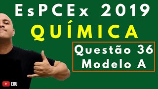 Questão Comentada  EsPCEx 2019  Tema REAÇÃO QUÍMICA GÁS FORA DA CNTP E ESTEQUIOMETRIA [upl. by Raddi]