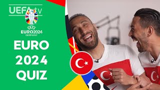 Türkiye EURO 2024 QUIZ ft CENK TOSUN amp CAN KAHVECI [upl. by Kirtap92]