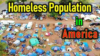 Homeless Population by State Latest Insights into US Homeless Crisis [upl. by Bunni]